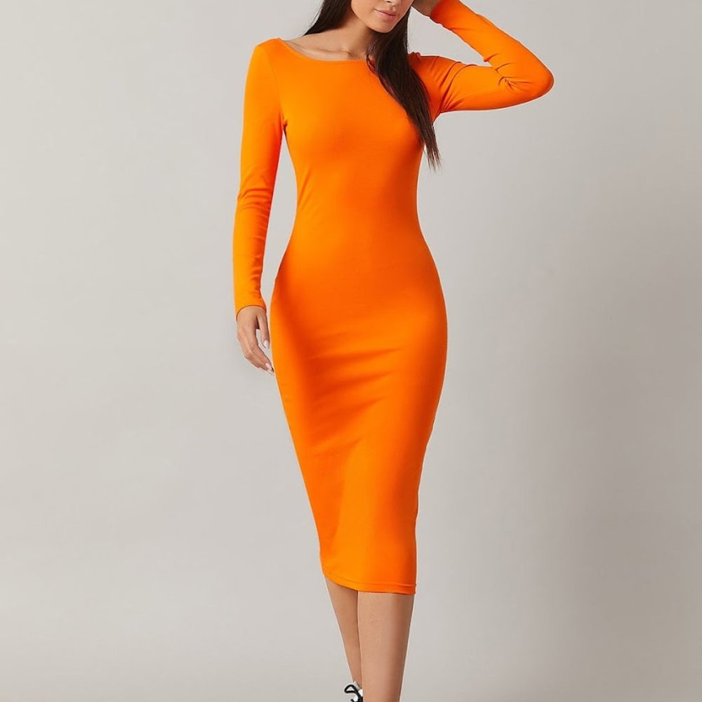 Neon Yellow One Shoulder Bodycon Dress